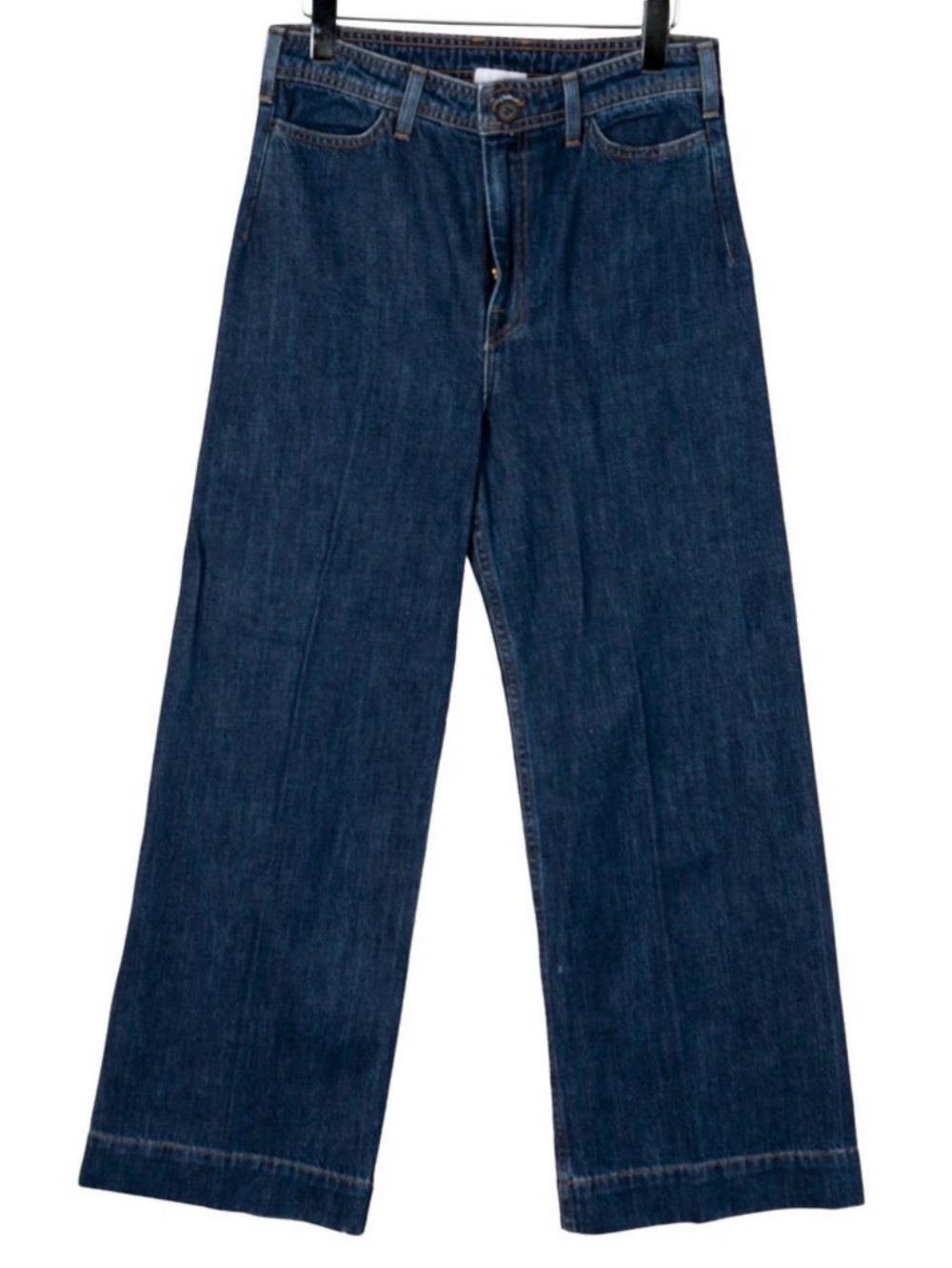 Goop G. Label Wide Leg Dark Blue Denim Jeans - Women Size 27